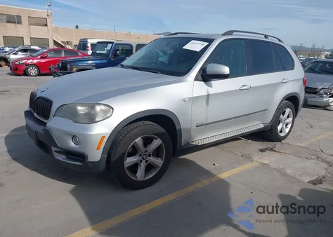 2007 BMW X5 3.0Si z USA, uszkodzony, nr VIN 5UXFE43567L039774